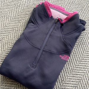 The North Face 1/4 zip sweatshirt